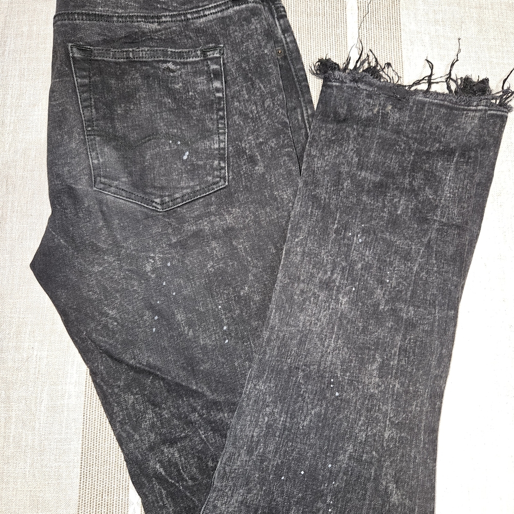 American Eagle Outfitters Extreme Flex 4 Black Distressed Jeans
